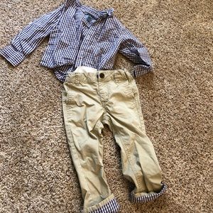 Baby Gap shirt and pants combo 2T